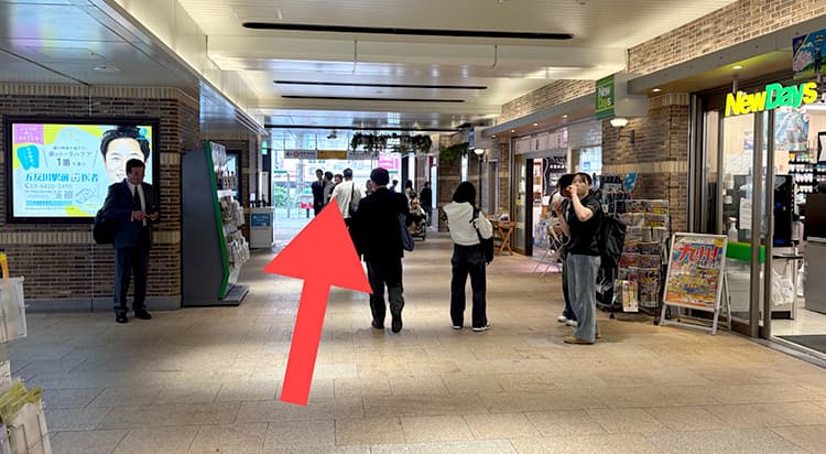 JR五反田駅から五反田院へのアクセスマップ